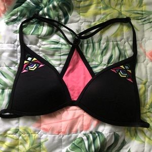 pink bikini top
